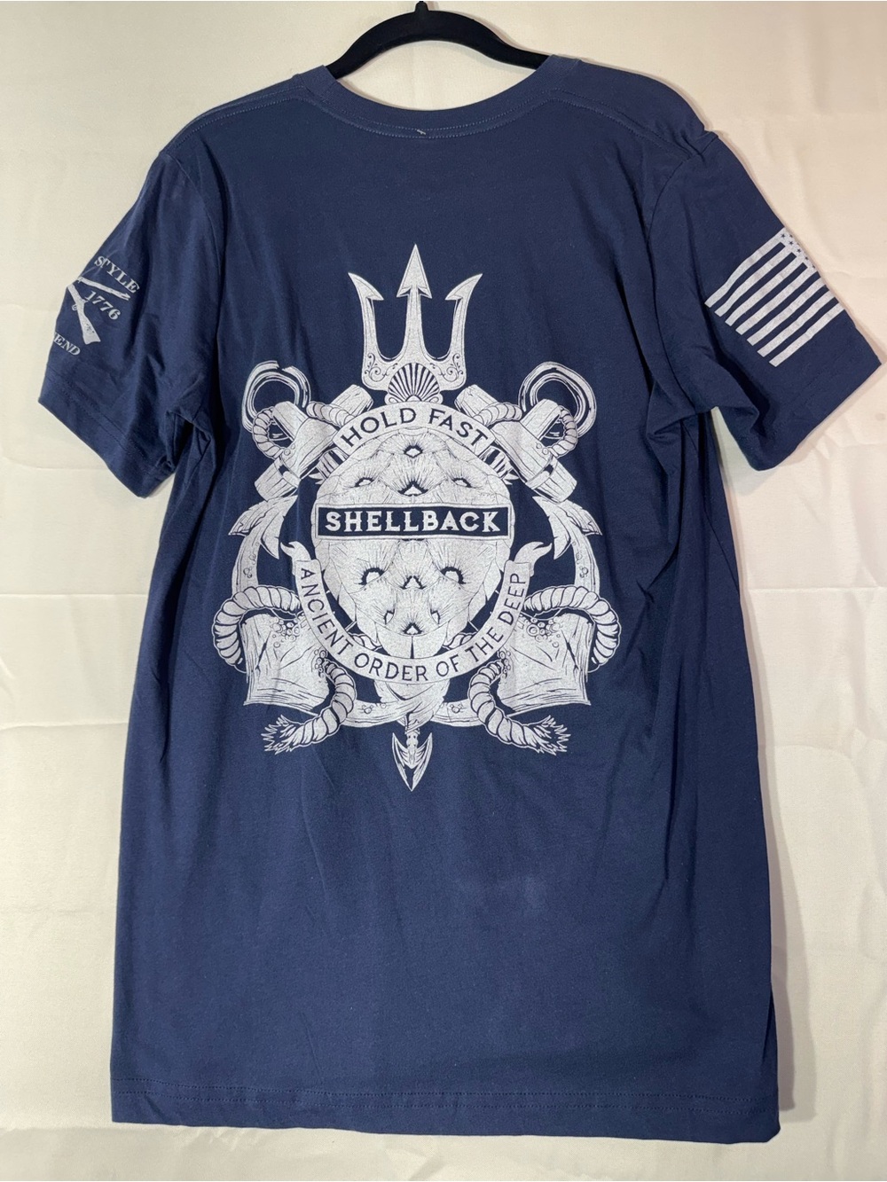 New Grunt Style Medium Navy Short-Sleeve Shellback Graphic Tee